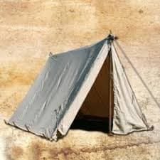 18th-19th century - soldier wedge tent - a mobile tent for Washington - Tanaghrisson the Half-King