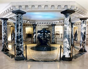 John Paul Jones crypt at the U.S. Naval Academy Chapel, Annapolis, Maryland