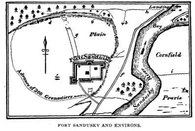 Chief Pontiac attack on Fort Sandusky