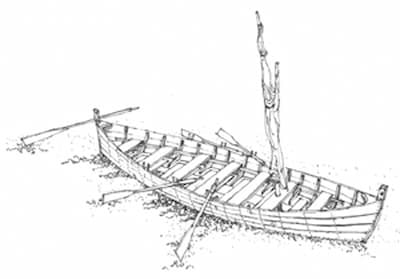 Bateaux - flat-bottom boat