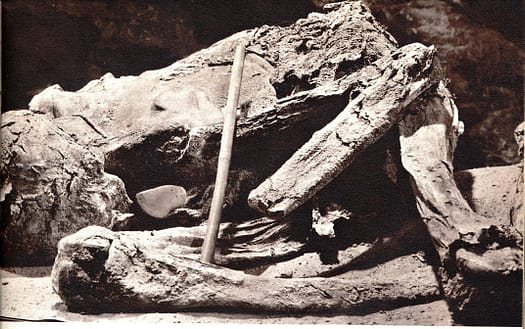 Archaic Indian mummy, Mammoth Cave, 1965 Archaic Indian mummy, Mammoth Cave, 1965