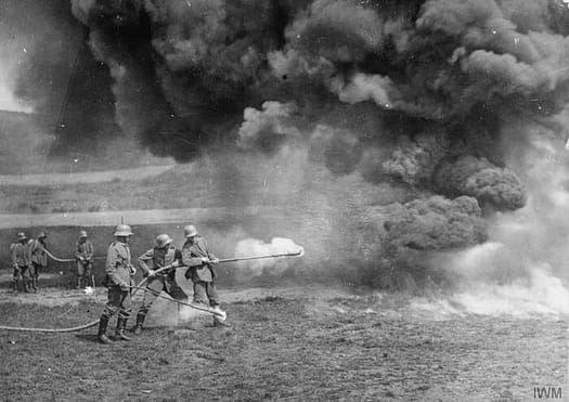 WWI-1917-German flamethrowers | Armistice Day-1918-The Eleventh Hour
