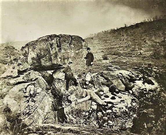 1863-Gettysburg-Devil's Den 1863-Gettysburg-Devil's Den