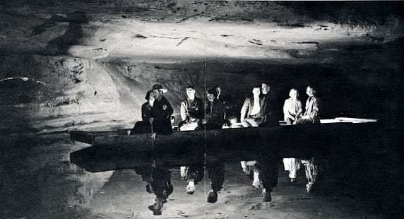 Mammoth Cave boat ride on the Echo River - 1965 Mammoth Cave boat ride on the Echo River - 1965