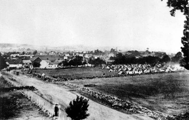 Town of Gettysburg - 1863