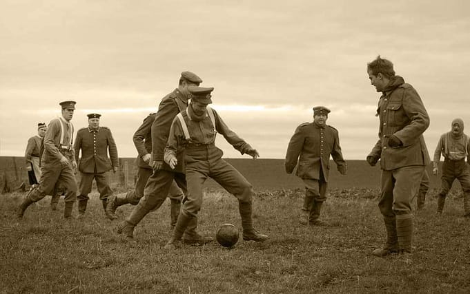 1914-Xmas truce re-enactment-Belgium | The Eleventh Hour